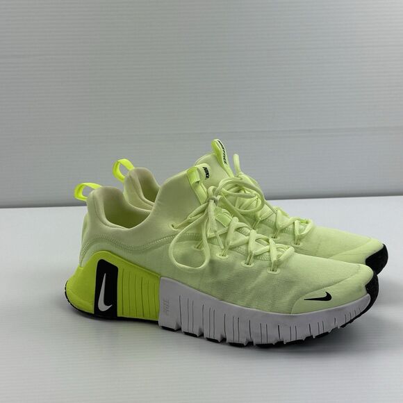 Nike Free Metcon 6 Barely Volt White Black Training Shoes Men’s 11.5 main image 9